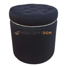 Puf GLAMOUR z pinezkami Ø 40 cm
