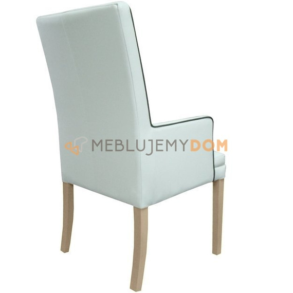 Fotel EDGAR WĄSKI z lamówką 107 cm