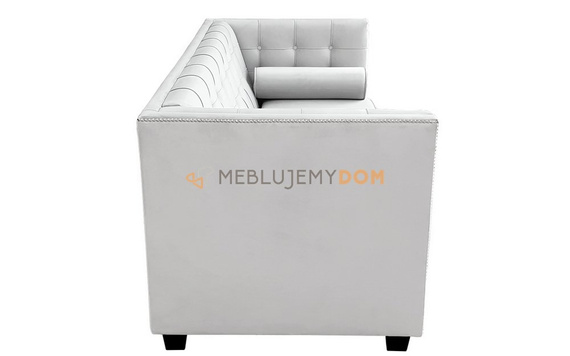 Sofa MADLEN z wałkami i pinezkami 2-osobowa