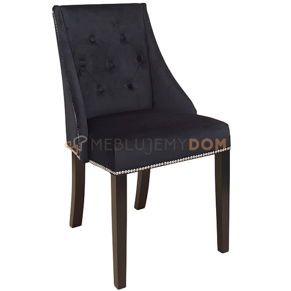 Krzesło DAISY PIK z guzikami, pinezkami i kołatką 87 cm