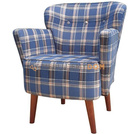 Fotel KLUBOWY z podłokietnikami 80 cm