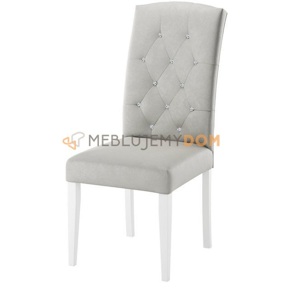 Krzesło SIMAO z kryształkami i kołatką 103 cm