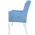 Fotel LUDWIK PIK z kryształkami 101 cm