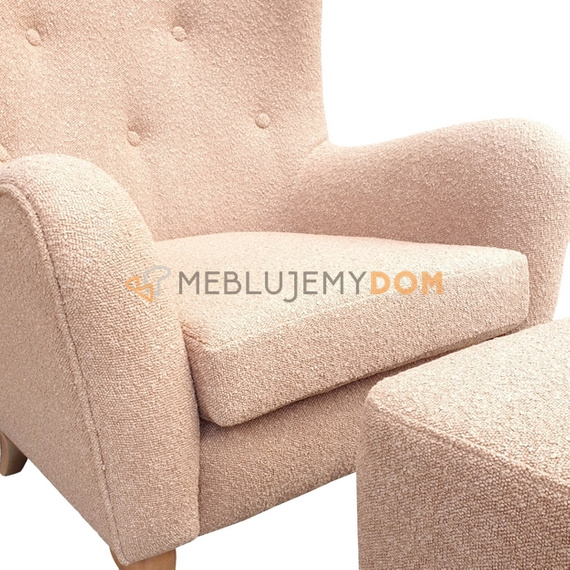 Zestaw USZAK VILLA fotel z podnóżkiem