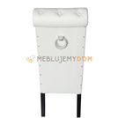 Krzesło PROSTE PIK z guzikami, wałkiem i kołatką 110 cm