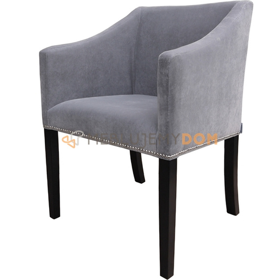 Fotel JUMPY WĄSKI z pinezkami i kołatką 84 cm