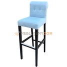 Hoker WĄSKI PIK z wałkiem, złotymi pinezkami i kołatką 116 cm