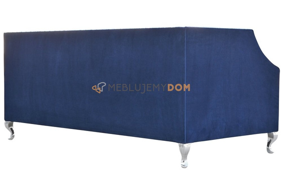 Sofa AMARO z wałkami i pinezkami 2-osobowa