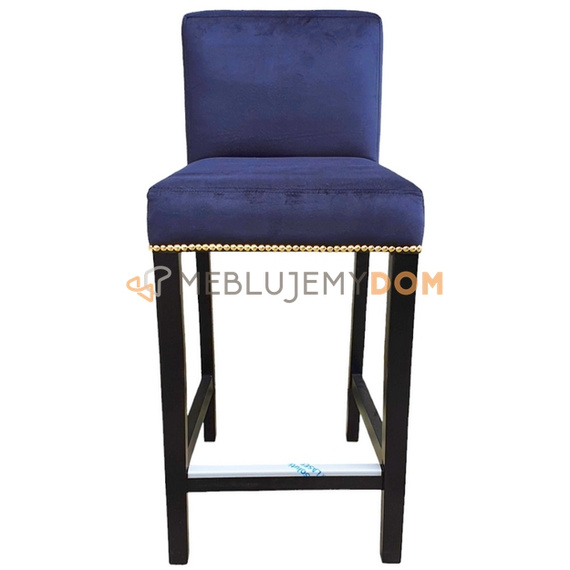 Hoker WĄSKI ze złotymi pinezkami i kołatką 91 cm