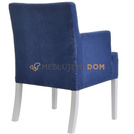 Fotel EDGAR PROSTY PIK z kryształkami 84 cm