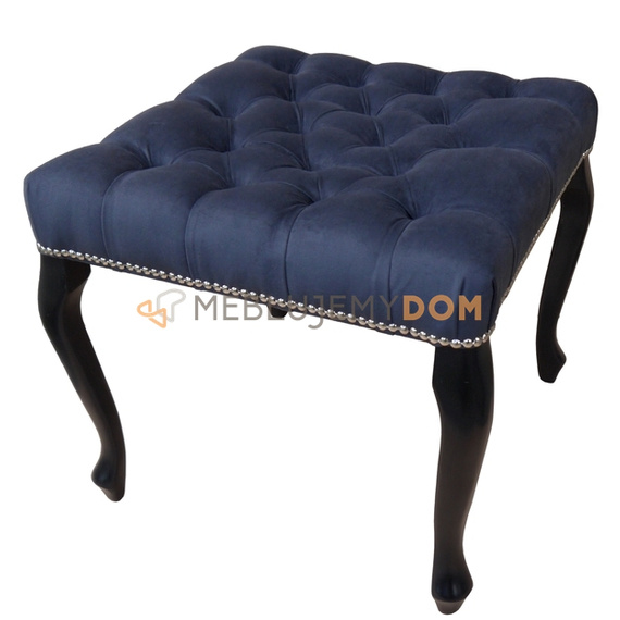 Puf CHESTERFIELD z pinezkami 50 x 50 cm