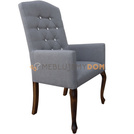 Fotel LUDWIK PIK z kryształkami 110 cm