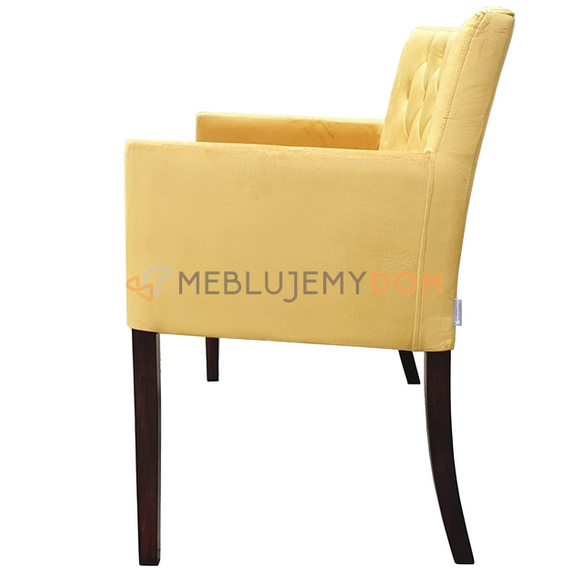 Ławka VICKY PIK z guzikami 84 cm