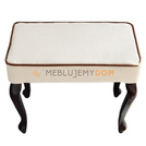 Puf LUDWIK z lamówką 45 x 30 cm