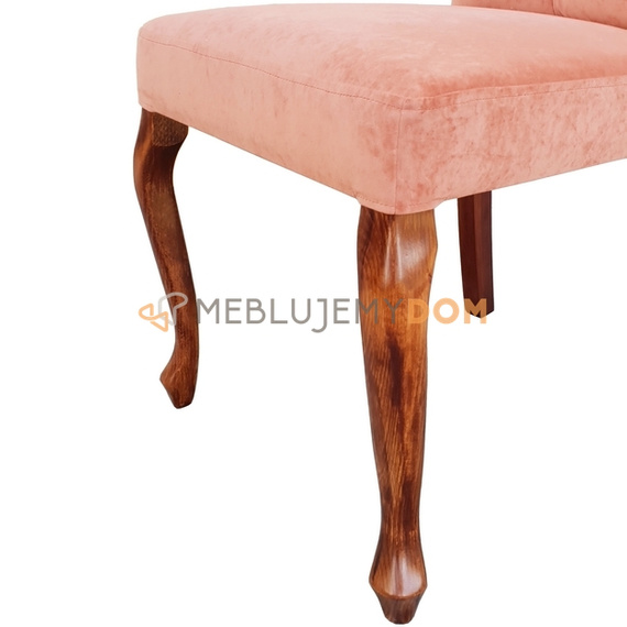 Krzesło BREE z wałkiem i giętymi nogami 100 cm