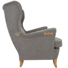 Fotel USZAK PIK Kwadrat z pinezkami