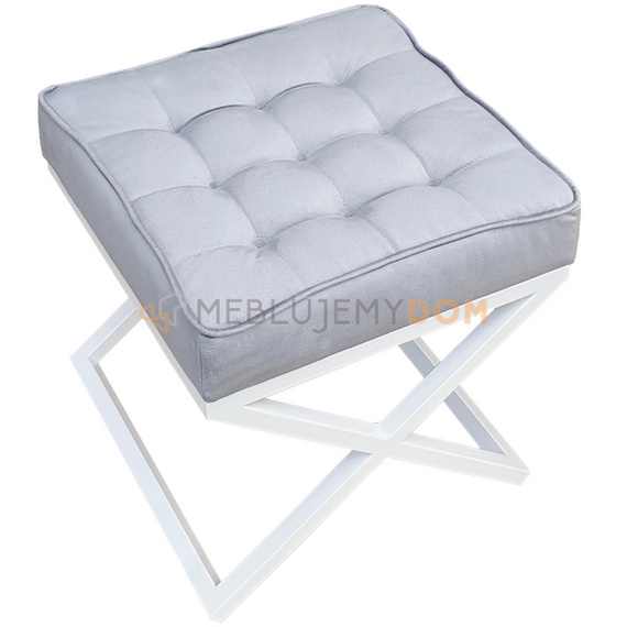 Puf FELIX 9-PIK Kwadrat z lamówką 45 x 45 cm