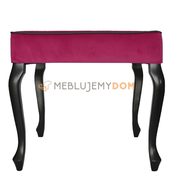 Puf LUDWIK z lamówką 50 x 50 cm