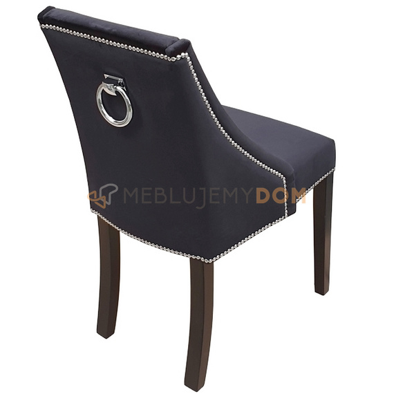 Krzesło DAISY PIK z guzikami, pinezkami i kołatką 87 cm