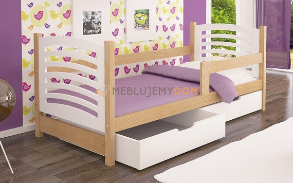 Łóżko BRIAN z barierką