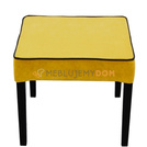 Puf WĄSKI z lamówką 50 x 50 cm