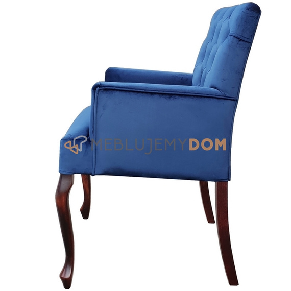 Fotel FRESCO LUX z kryształkami 94 cm