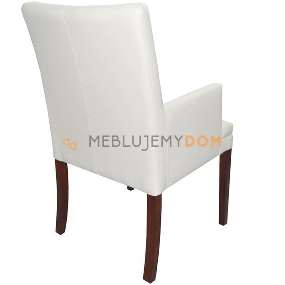 Fotel EDGAR WĄSKI PIK z pionowymi przeszyciami 98 cm