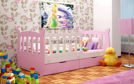 Łóżko PINKY 160 x 75 cm z materacem