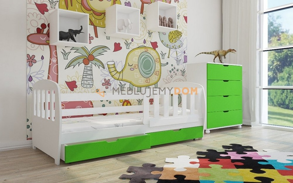 Łóżko MULAN 160 x 75 cm z materacem