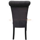 Krzesło VERCELLI z wałkiem i kryształkami 100 cm