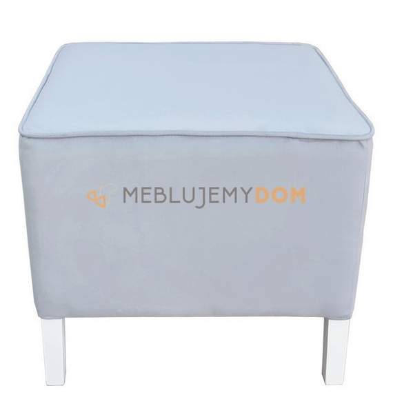 Puf PEŁNY z lamówką 50 x 50 cm