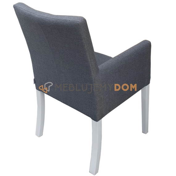 Fotel WĄSKI PIK z kryształkami 98 cm