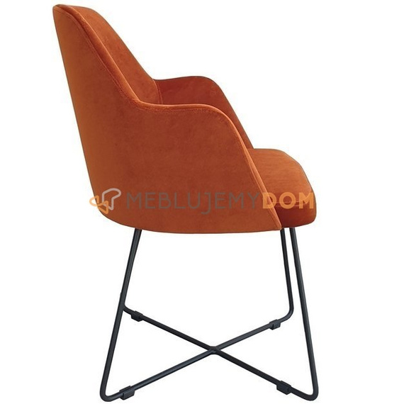 Fotel LOUISE CROSS 84 cm