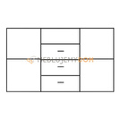 Komoda 2-drzwiowa LARGO 80 cm