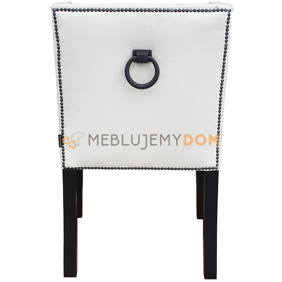 Krzesło LOVELY z czarnymi pinezkami i kołatką 85 cm