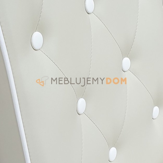 Krzesło LUDWIK PIK z guzikami i lamówką 110 cm