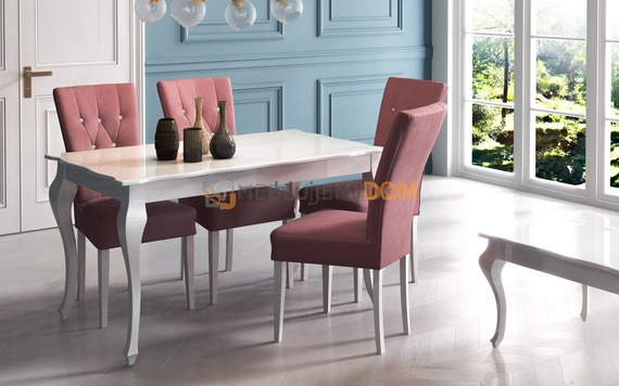 Krzesło ROBERTO z kryształkami 100 cm