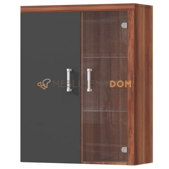 Regał ścienny z witryną DONNA