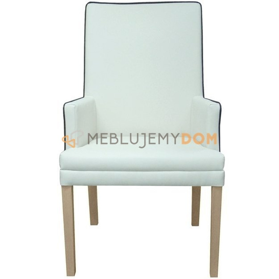 Fotel EDGAR WĄSKI z lamówką 107 cm