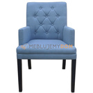 Fotel EDGAR WĄSKI PIK z guzikami 98 cm