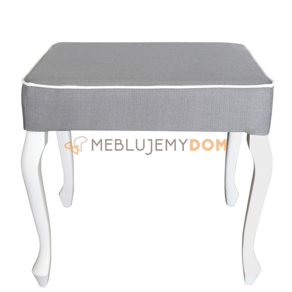 Puf LUDWIK z lamówką 50 x 40 cm