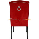 Krzesło MATEO PIK z kryształkami, pinezkami i kołatką 106 cm