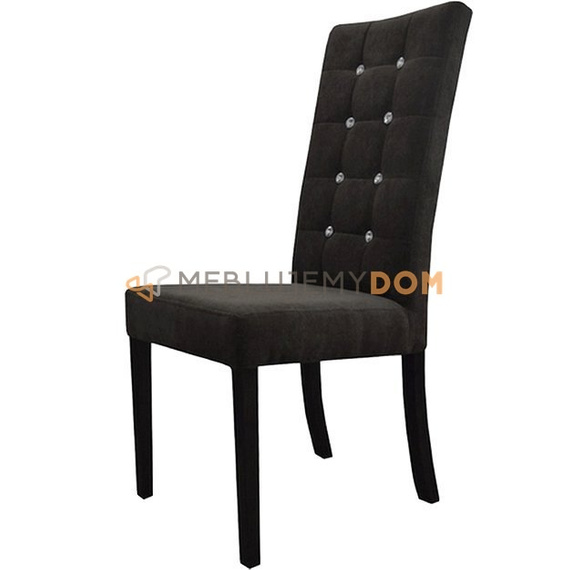 Krzesło WĄSKIE PIK Kwadrat z kryształkami 107 cm