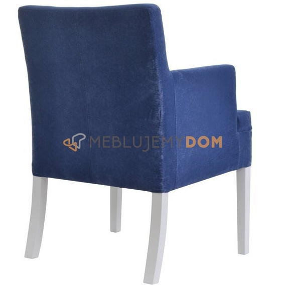 Fotel EDGAR PROSTY PIK z kryształkami 84 cm