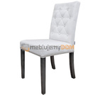 Krzesło WĄSKIE PIK z guzikami, pinezkami i kołatką 98 cm