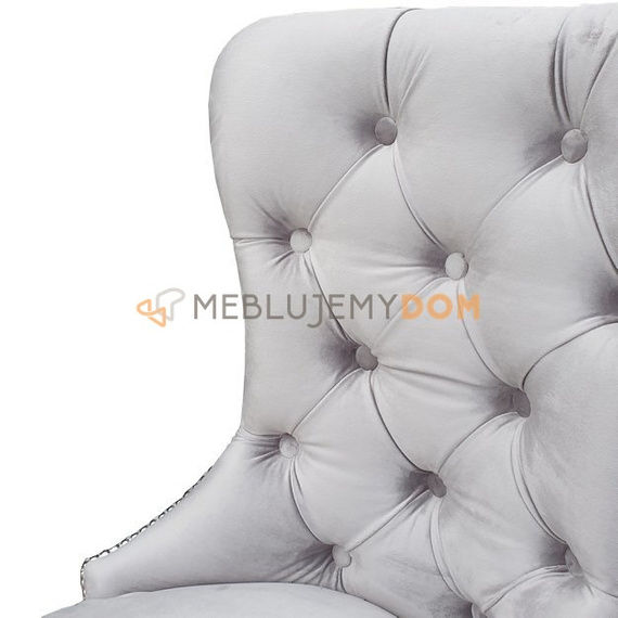 Krzesło MARGARET z pinezkami i kołatką 96 cm