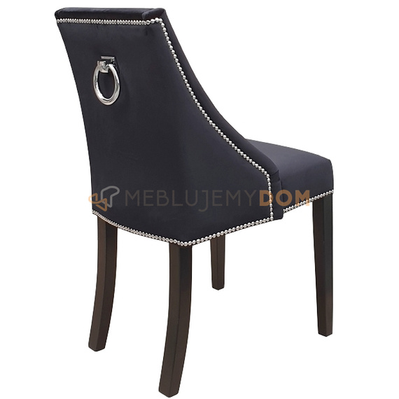 Krzesło DAISY PIK z guzikami, pinezkami i kołatką 87 cm