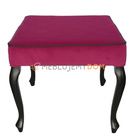 Puf LUDWIK z lamówką 50 x 50 cm