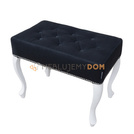 Puf LUDWIK PIK z guzikami i pinezkami 60 x 35 cm