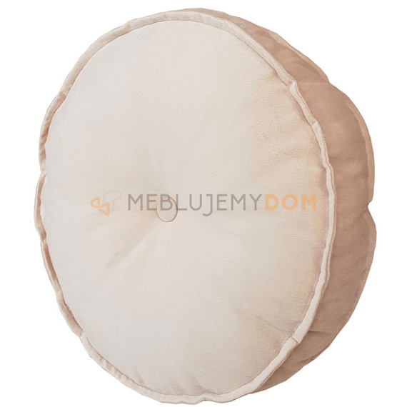 Poduszka dekoracyjna OKRĄGŁA PIK z guzikiem Ø 40 cm